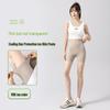 Women's 2026 Ice Skin Shark Feel Seamless Tummy Control Shorts: Thin, Stretchy, Hip-Lifting, Skin-Friendly Three-Quarter Length