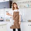 Striped Apron Sleeveless Waterproof Design Oxford Cloth Enthusiasts Cooking