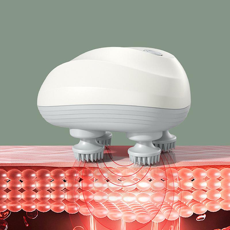 Electric Head Massage Machine Silicone Waterproof Scalp Massager Head Relaxation Unlimited Portable Home Massager