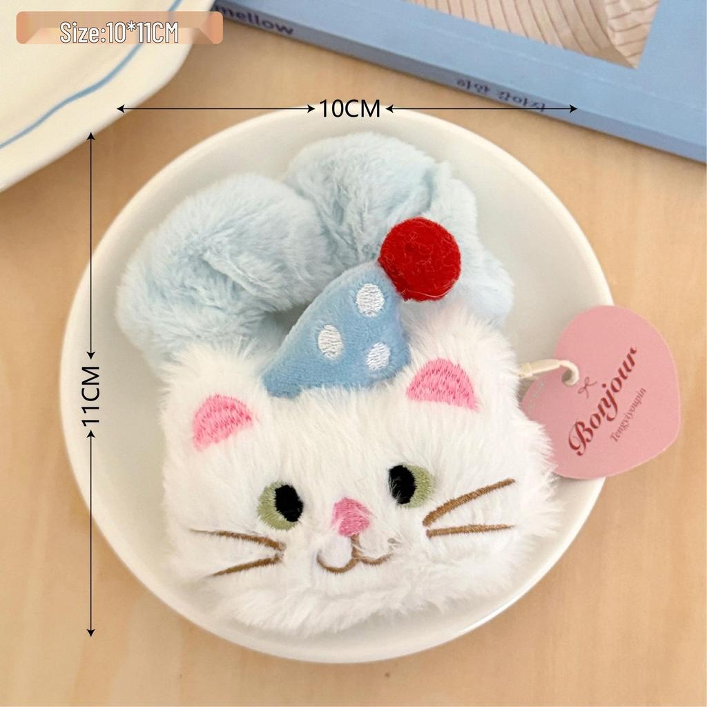 Adorabili Elastici per Capelli Peluche Pulcino: Design a Cuore Dolce per Code di Cavallo & Chignon