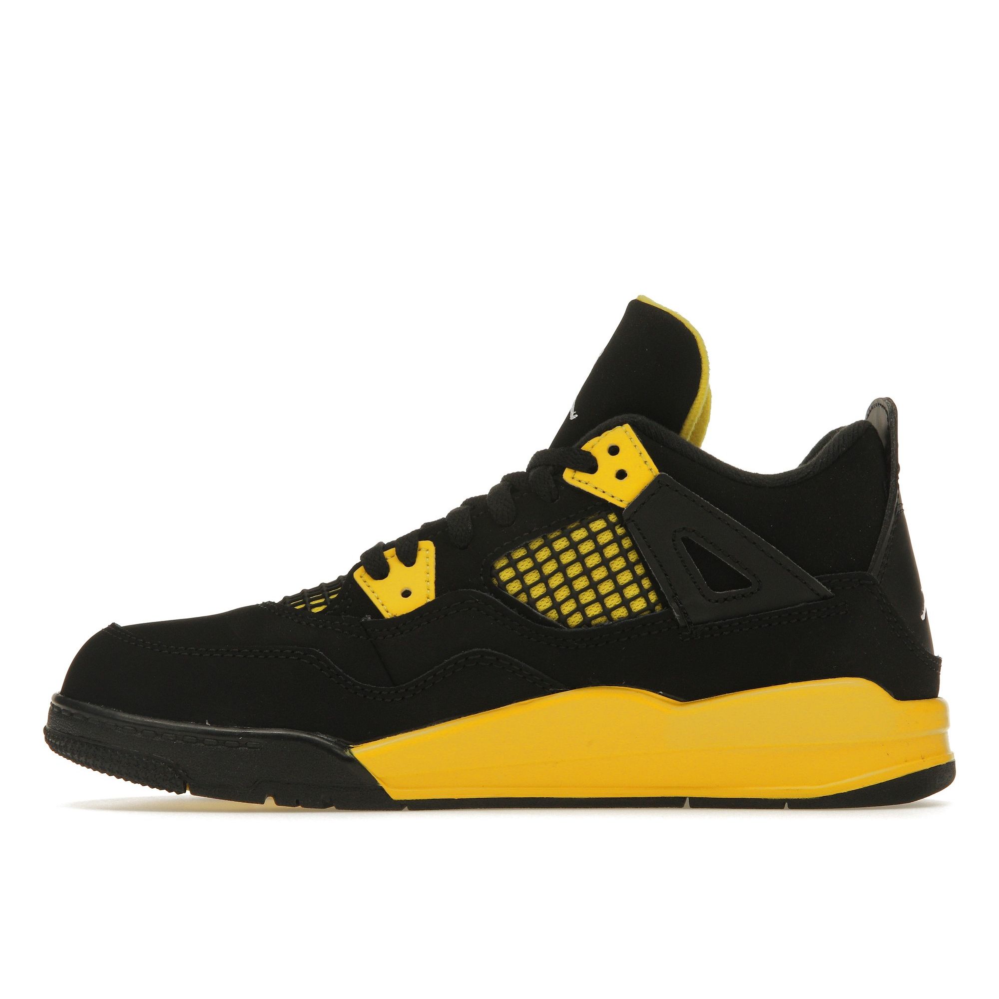 Детские кроссовки Air Jordan 4 Retro PS Thunder 2023 Black Tour-Yellow BQ7669-017 28.5 — фото 6