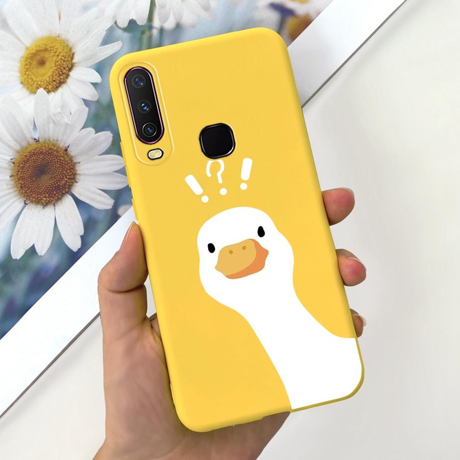 For Vivo Y12 Case Vivo Y15 Y17 1902 1904 Cute Fashion Cartoon Cover Soft Silicone Phone Case For Vivo Y15 Y 12 17 VivoY12 Fundas