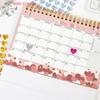 (YOUU06)10Sheet Laser Small Heart Sticker Glitter Shiny Red Gold Silver Valentine Sticker DIY Journal Diary Decoration