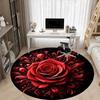 1pc Rose Chair Carpet for Office - Durable, Ideal for Chair Mats, Stylish & Functional Decorative Rug yy260203003
