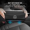 AABCR1 For Benz Car Seat Gap Storage Box Leather Storage Pocket Keys Card Phone Holder Accessories AMG Exclusive W204 W222 W205 W203