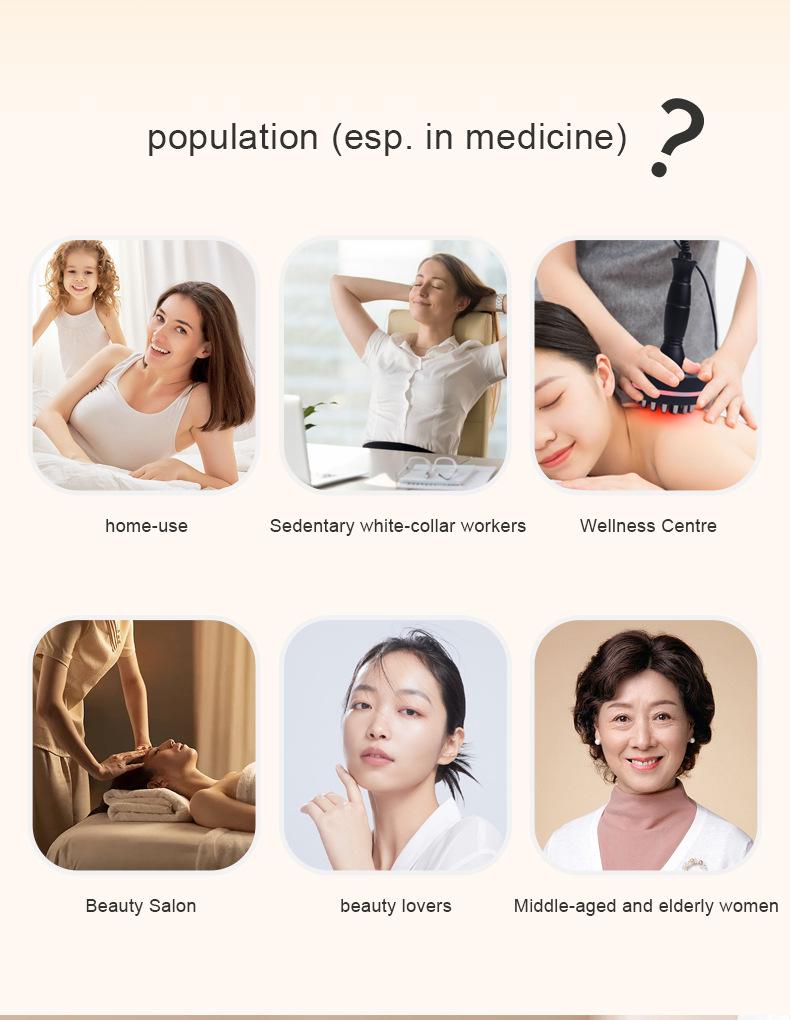 Customized Electric Meridian Brush Massager for TCM Physiotherapy and Health Preservation.