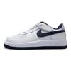 Nike Baskets Force 1 Low EasyOn PS pour enfants, blanc, bleu marine, gris football FN0237-104