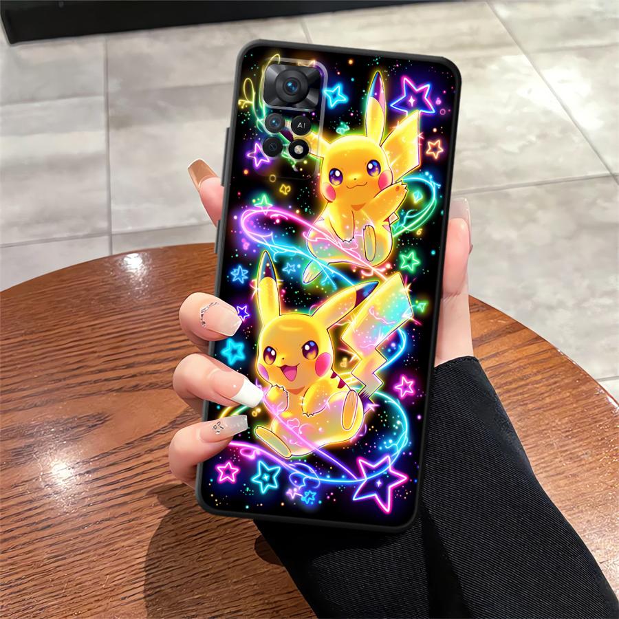 Cute Pokemon Pikachu Case for Xiaomi Redmi Note 14 12 Pro 13 Pro Plus 7 8 10 11s 12s 11 10S 9S 9 Funda Phone Cover