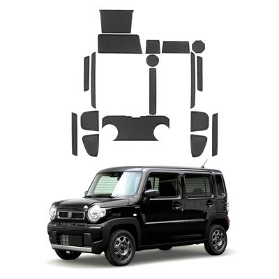 LFOTPP Tappetini Interni in Gomma per Suzuki Hustler Design Tasca Portiera Consolle MR52S/92S, Tappetini, Tappetini, Tappetini Antiscivolo, Parti di Abbellimento, Accessori,