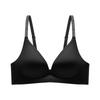 Premium Satin Seamless Bra, Soft Support Push Up Anti-Sagging Side Support Lightweight Wireless Women's Lingerie