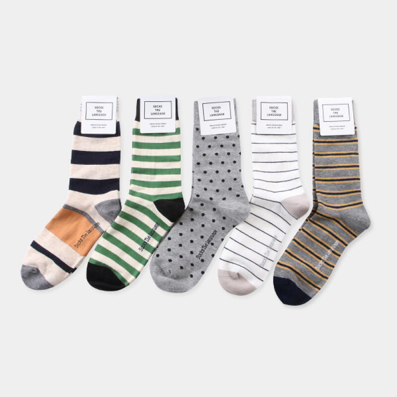 Melo Pattern Socks (5 SET)