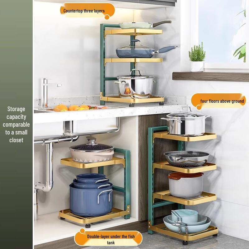 Kitchen Pot & Pan Storage Rack