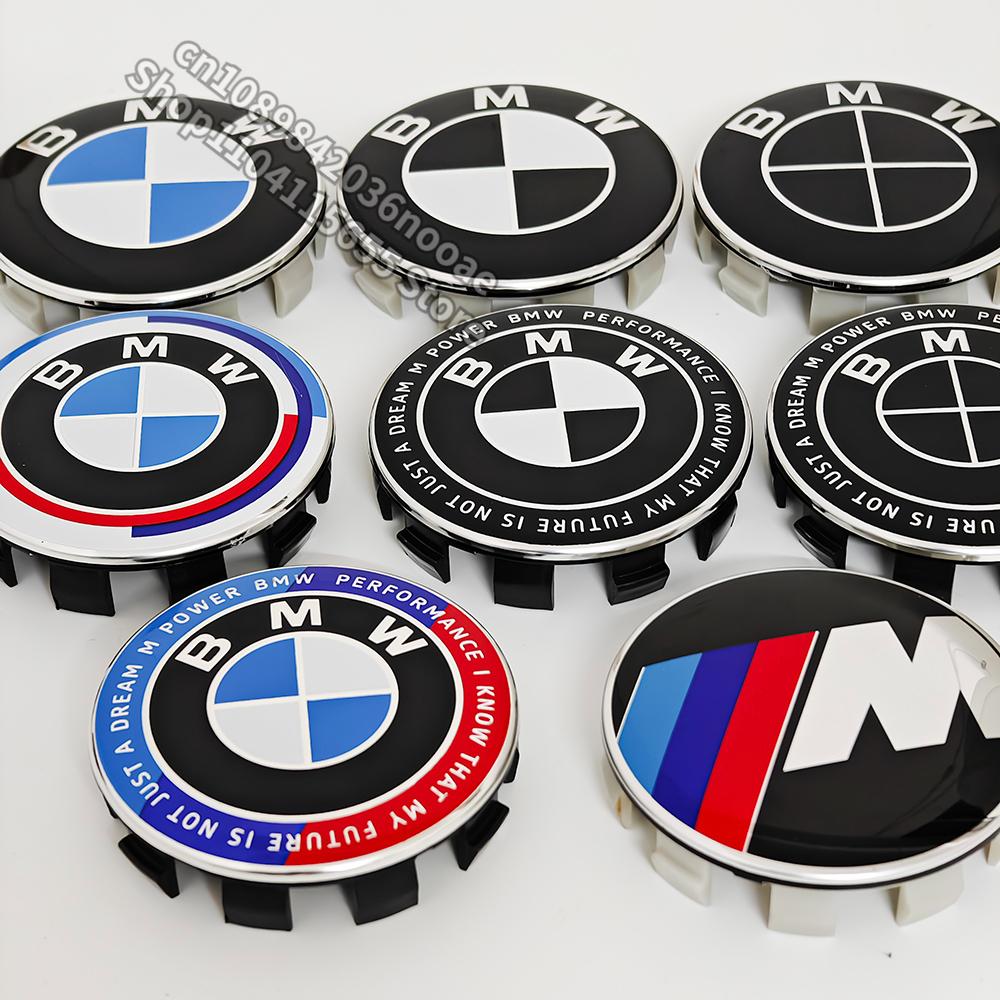 AABU1 4 Pcs 68mm 56mm Wheel Center Cap for BMW E90 E87 F30 F20 F10 E60 F01 F02 G20 G30 G38 G14 F22 X1 X3 X4 X5 X6 M1 M2 M3 M4 M5 M6 M8