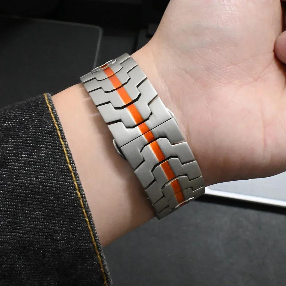 Stainless Steel Band for Samsung Galaxy Watch 8 40mm 44mm 8 Classic 46mm Metal Strap for GALAXY ULTRA 2025/2024 47mm Bracelet