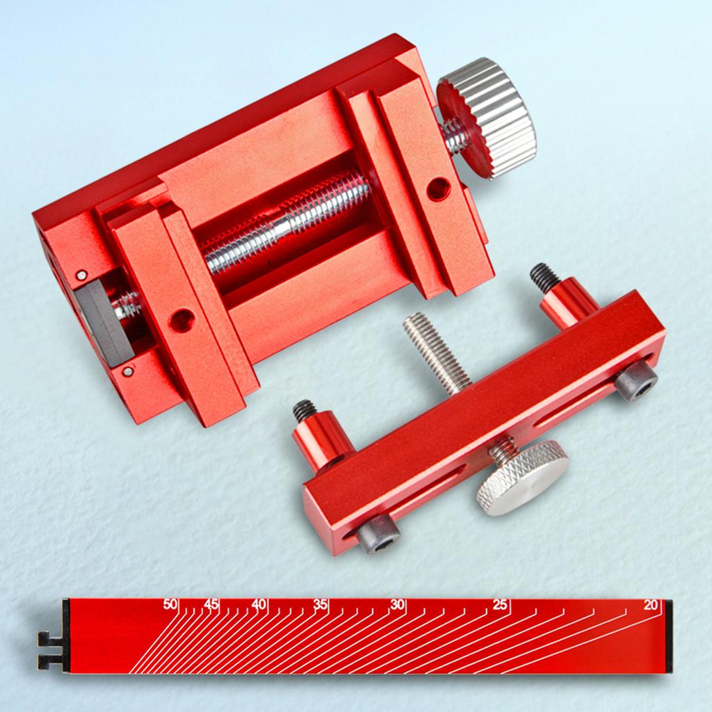 Aluminum Angle Adjustable Sharpener Woodworking Perforator Woodworking Tool Sharpening Jig Wood Chisel Fixing Bracket