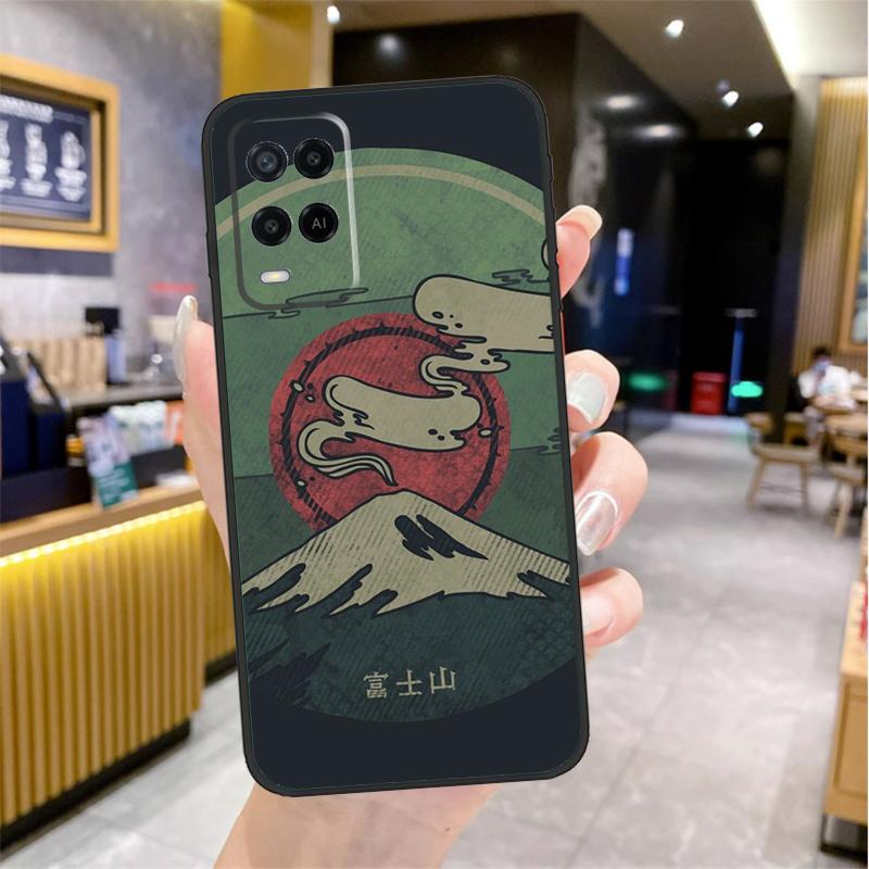 

Japanese art Mount Fuji Case For Oppo A96 A76 A16 A17 A18 A60 A80 A40 A38 A58 A78 A98 A94 A74 A54 A15 A57 A77 A5 Pro OPPO A5 Pro 5G