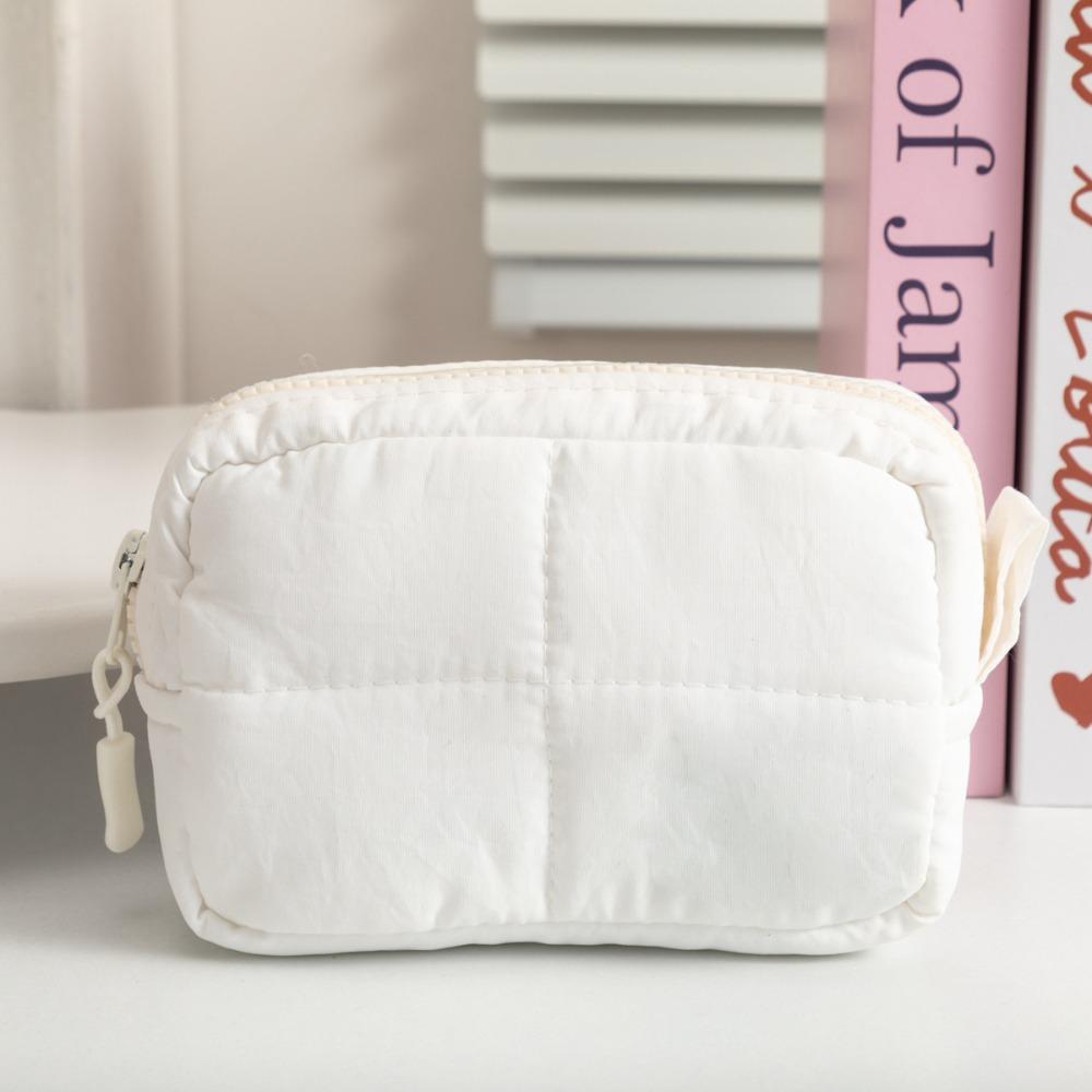 High Quality Nylon Makeup Bag Waterproof Zipper Cosmetic Bag Partition Design Toiletry Bag Home Travel