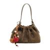Unterarmtasche Damen 2025 neu Herbst und Winter Retro Wildleder Umhängetasche Premium Pendler Bucket Bag