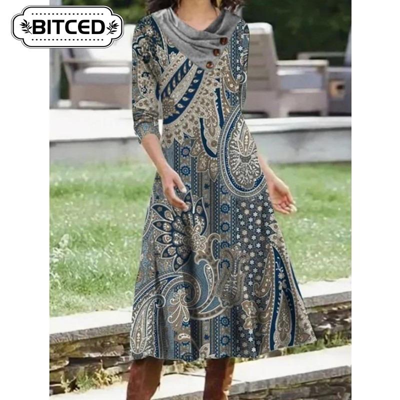 BITCED Fashion Summer Spring 1/2 Sleeves Casual Dresses