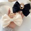 Bow Hair Clip WOMEN'S Summer Headwear Fashion Simple Temperament Hair Clip Back Of The Head Shark Clip