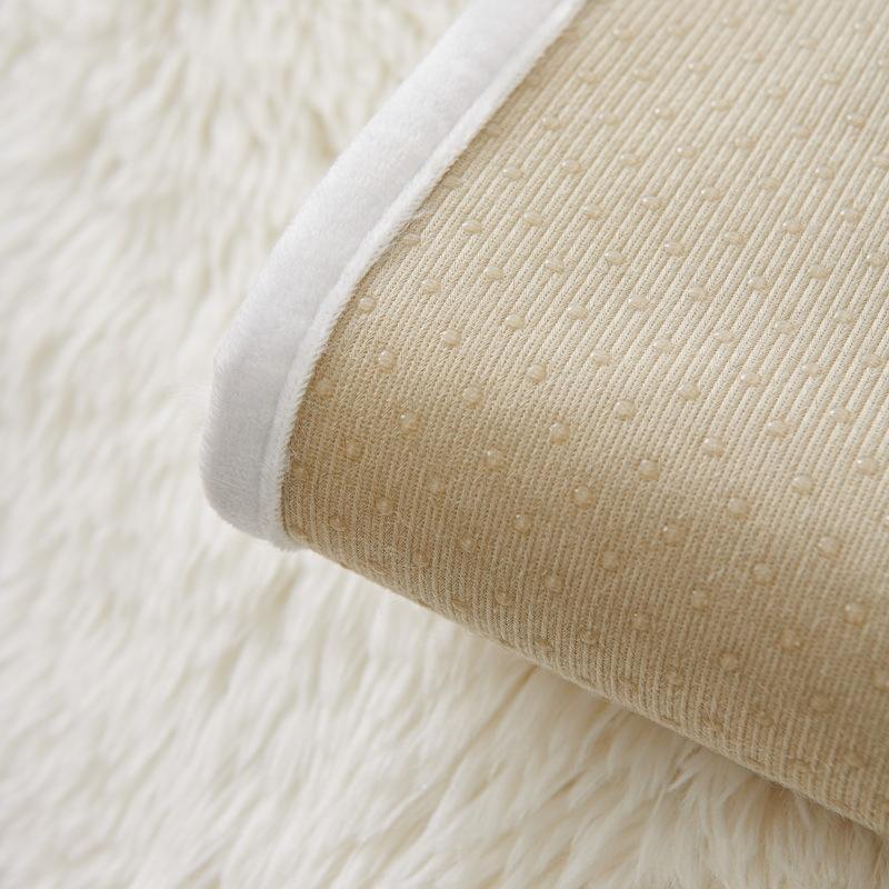 Herbst und Winter rutschfeste dicke Plüsch Leder Sofakissen Sitzkissen Stoff Vollbezug Sofabezug Volltonfarbe