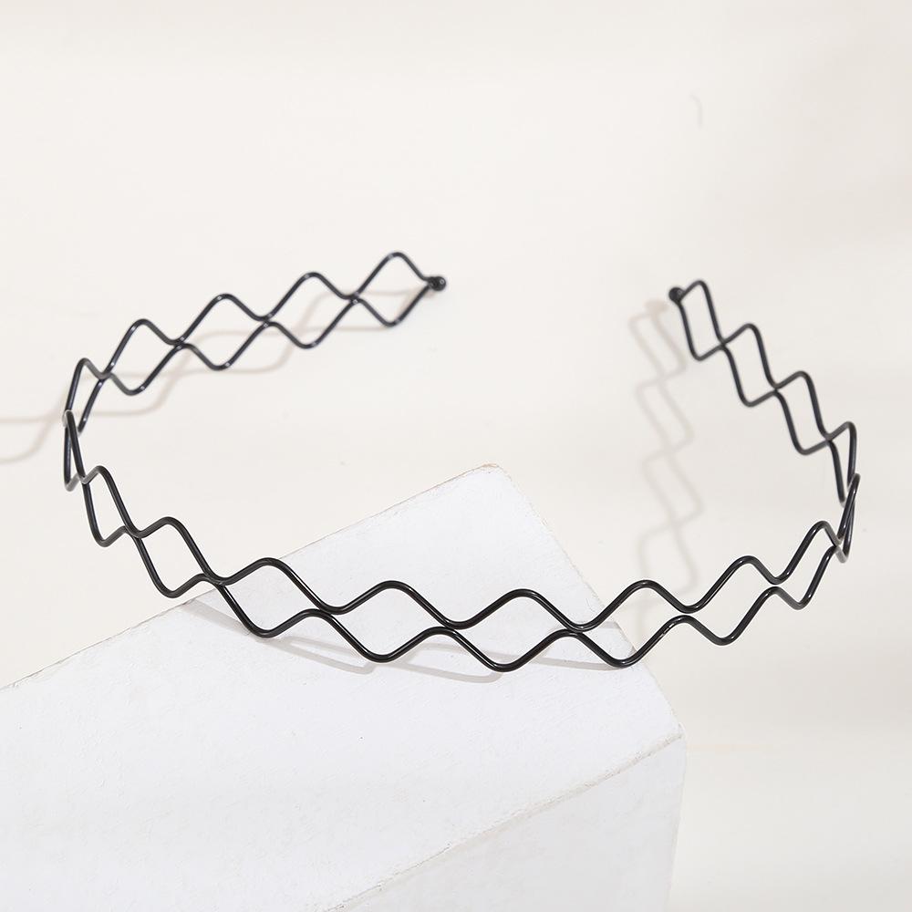 

Зачесанная назад невидимая мужская повязка для волос: Высокоэластичный аксессуар с кожаным покрытием для укладки и умывания лица