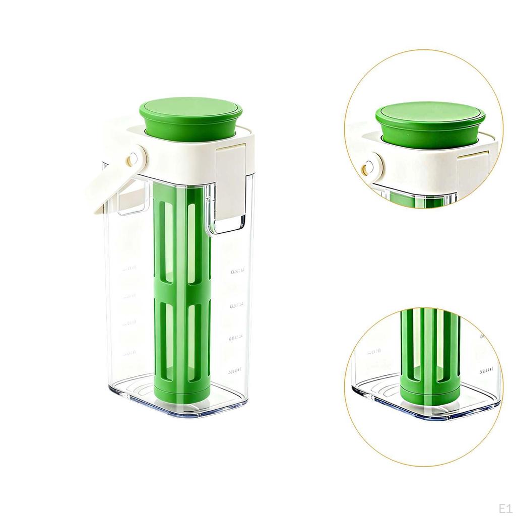 1 Liter Cold Brew Coffee Maker, Reusable Refrigerator Water Jug, Leak Beverage Dispenser for