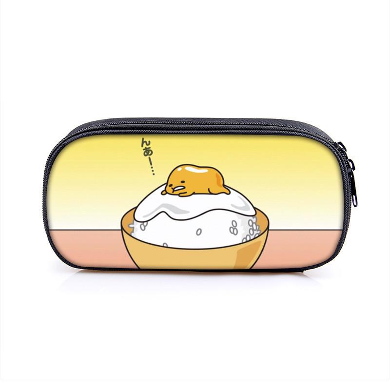 

Пенал-органайзер Gudetama з яєчним жовтком, великої місткості, нейлоновий, для студентів та офісу Style 23