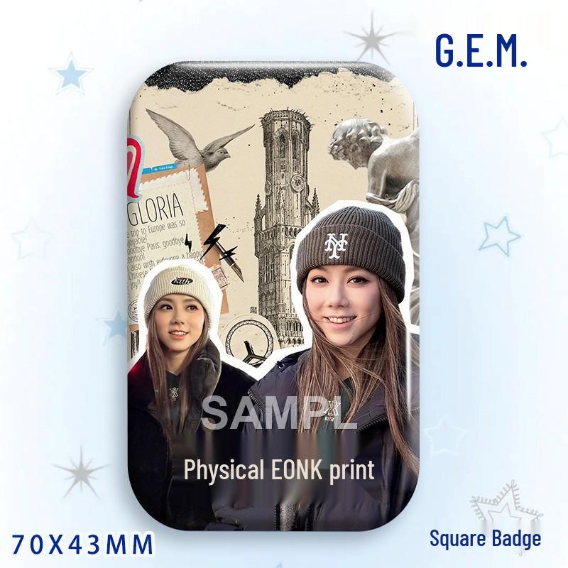 G.E.M. Concert Star Laser Acrylic Standee & Badge Set
