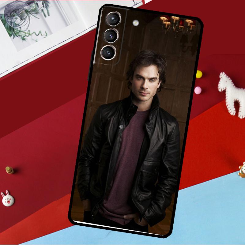 Damon Salvatore Vampire Diaries Funda For Samsung Galaxy S26 S25 S23 S22 S20 S24 Ultra S9 S10 Plus S21 FE S25 FE Phone Case