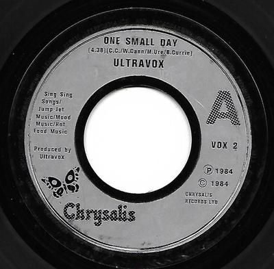 7inch Record ULTRAVOX - One Small Day VOX2 Chrysalis 1984 UK Dance & Electronica Used