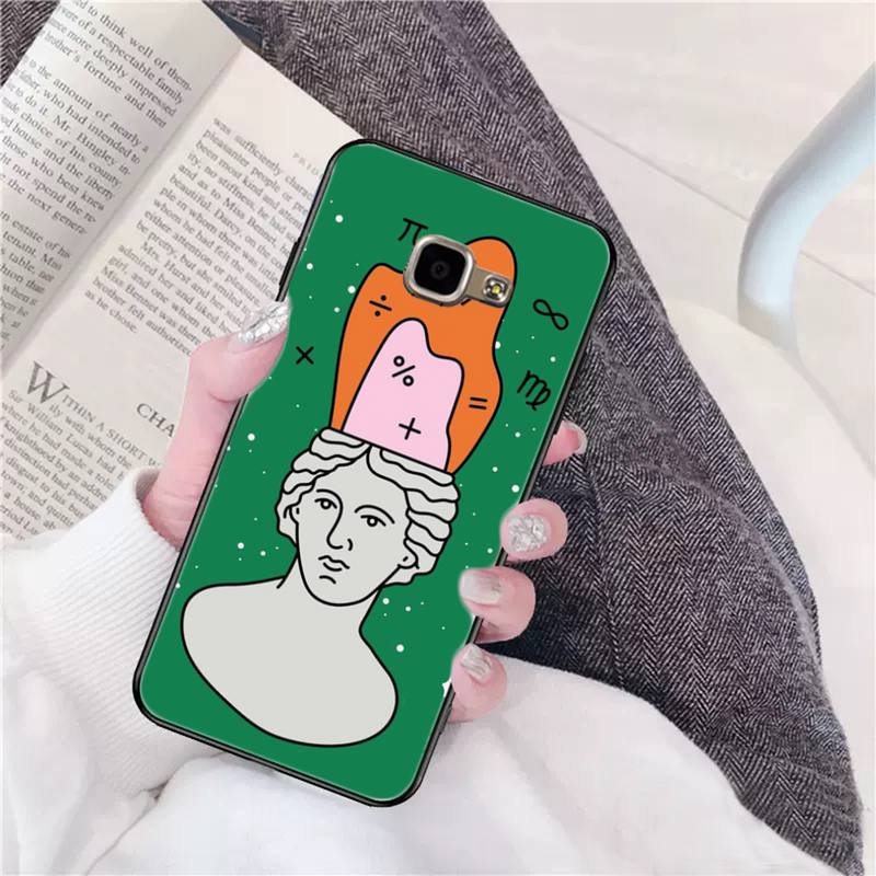 Carcasă de telefon cu impact artistic creativ pentru Samsung Galaxy A51 A50 A71 A21s A31 A41 A10 A20 A70 A30 A22 A02s A13 A53 5G Cover Coque