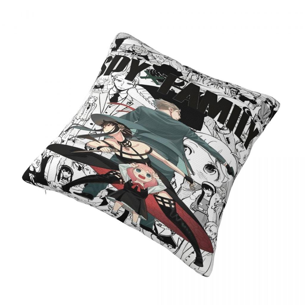 Home Decoration Spy X Family Japan Anime Pillowcase Accessories Pillow Cover Zipper Multiple Sizes