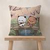 Cartoon Bubu And Dudu Personalized Picture Text Home Decorative Pillows Household Gifts 45X45Cm