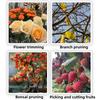 Stainless Steel Pruning Shears Portable Gardening Scissors Bonsai Pruning Flower Branch Trimming Tools Household Cutting Tools