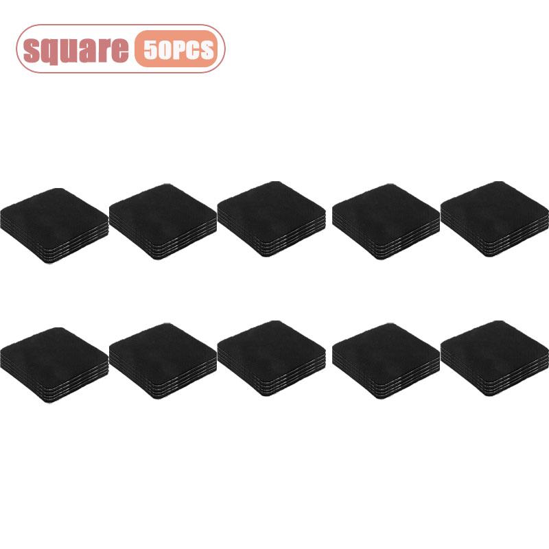 Heavy Duty Hook and Loop Adhesive Tape for Securing Bed Sheets Sofa Cushions and Rugs Non Slip Nylon Sticky Pads