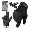 Sabsta Hard Knuckle Gloves for Airsoft, Motorcycles, and Tactical Use, Touchscreen Compatible, Knuckle Guard (XL, Black)
