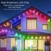 Smart RGB Lights App Remote Control String Lights Permanent Outdoor Lights  Christmas Decor