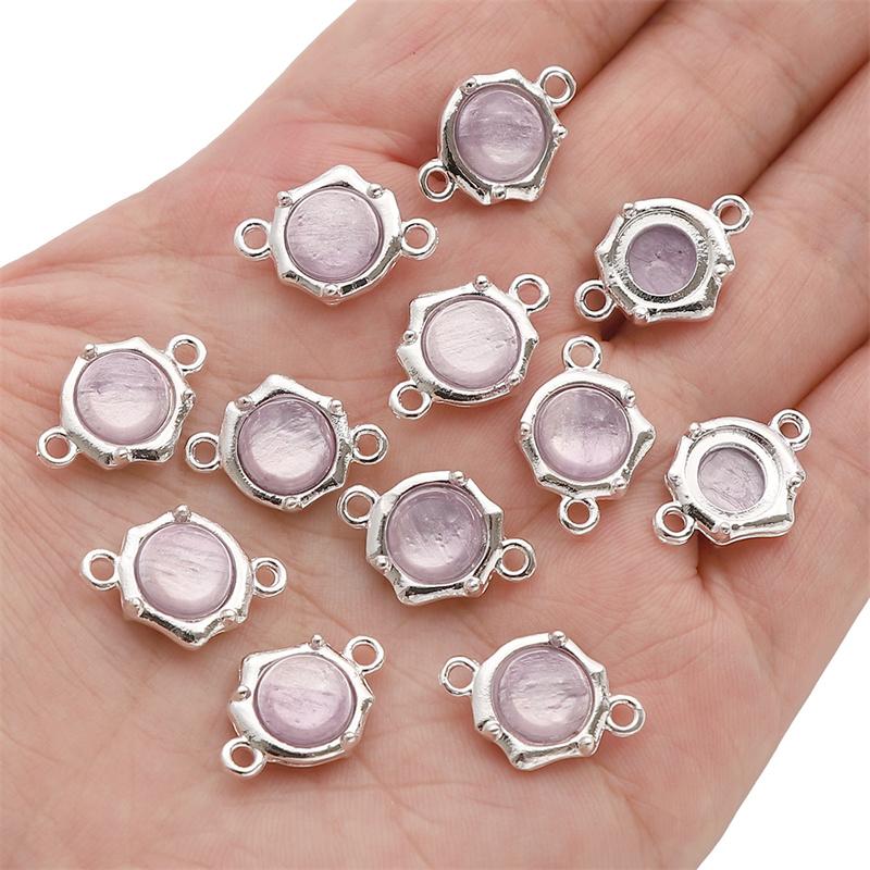 

1 шт./пакет 12x17,5 мм сплав кошачий глаз камень двойное отверстие для подвешивания кулон DIY браслет ожерелье серьги ювелирные изделия аксессуары 12x17.5mm 1pc/bag