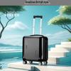 18" Carry-on Travel Suitcase with Universal Wheels and Lock, Sturdy Trolley Case for Students, 20" Version Available