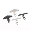 2/4 Piezas Correa para Teléfono Móvil Pieza Conector de Seguridad Rotación 360° Correa para Teléfono de Acero Metálico Pestaña de Correa para Teléfono Móvil Parche de Correa para Teléfono Junta