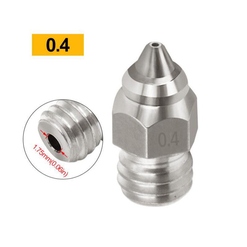 Hotend Extruder Brass Nozzles for CR-6 SE Ender-3 Series Ender-5 Series Printer 0.2/0.4/0.6/0.8/1.0mm