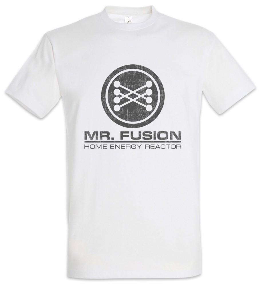 

Mr. Fusion T-Shirt Back to Logo Symbol the Sign Home Energy Reactor Future 4XL