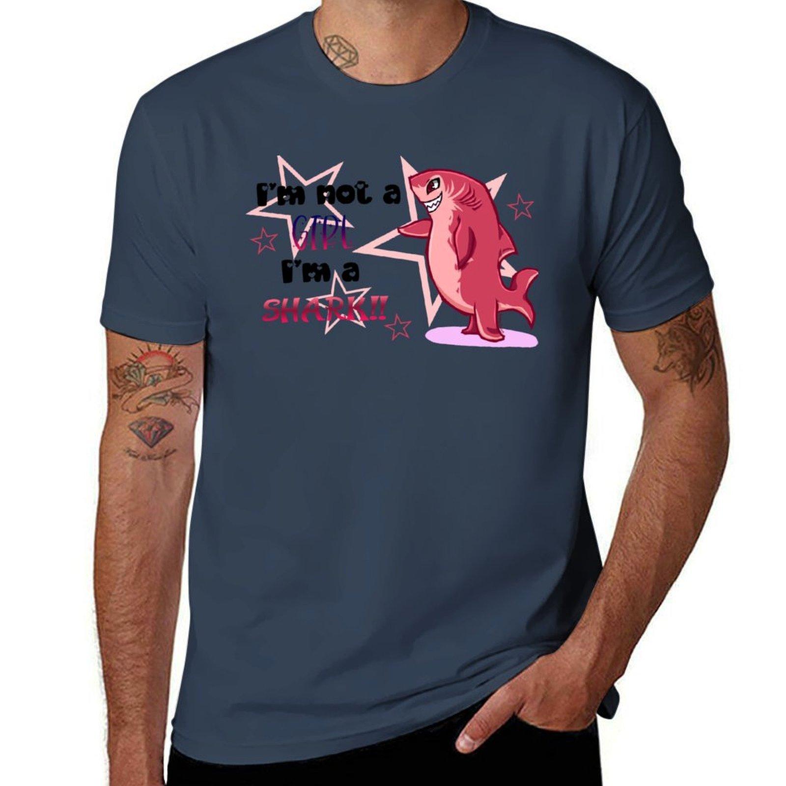Im Not A Girl Im A Shark Nimona Tshirt Large Size Short Sleeve Tshirt S