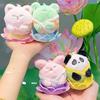 Plush Keychain With Lotus Cartoon Animals For Gift And Decoration
