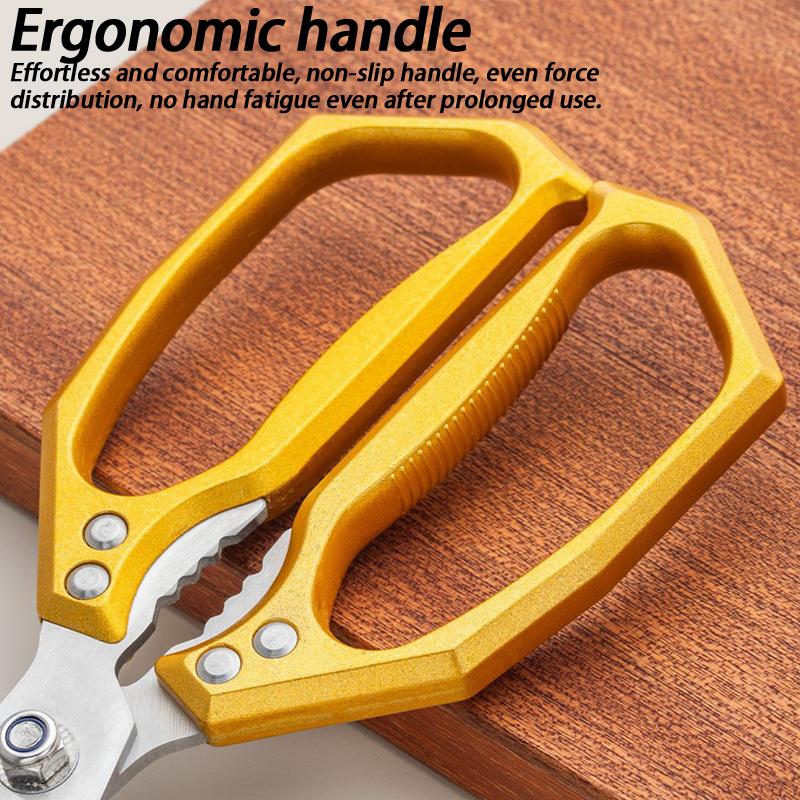 Kitchen Scissors Heavy Duty Stainless Steel Multifunctional Bone Cutting Sharp Accessories