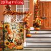 2D Flat, 2D Flat Thanksgiving Pumpkin Dwarf Welcome Flower Garden Flag_1 (1)- Outdoor Garden Flag Double-sided Home Decoration Courtyard Decoration Ou