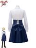 Saber Artoria Blue & White Daily Wear Cosplay Outfit - Fate/stay Night