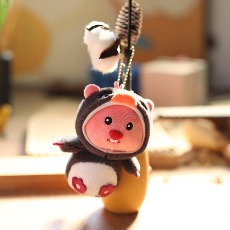 

Милая креативная плюшевая кукла-животное, брелок, кавайная подвеска, игрушки, забавный мультяшный кулон, украшение для рюкзака, аксессуары, подарки