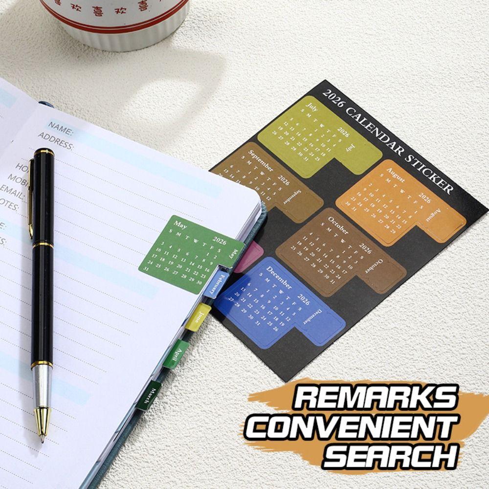 Barevné samolepky do plánovače DIY samolepky na rozvrh NOVÉ Poznámky do sešitu Škola